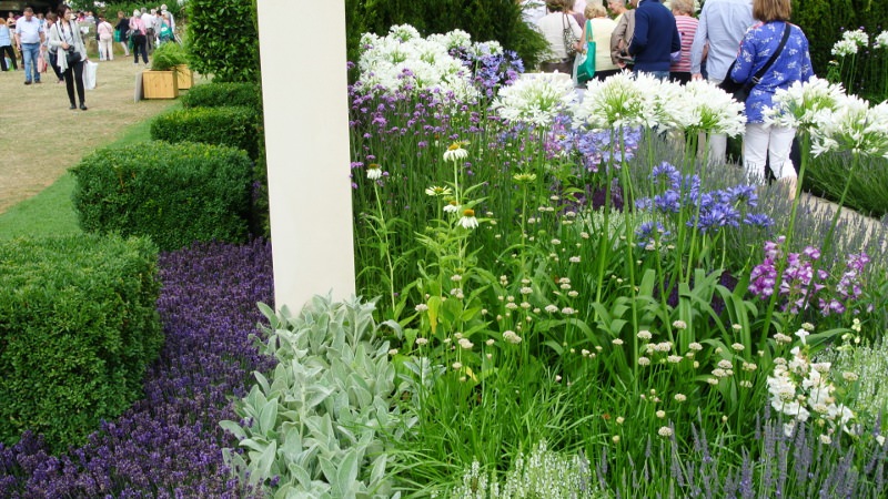 The Just Retirement Garden at Hampton Court Flower Show 2014. Design by Jack Dunkley